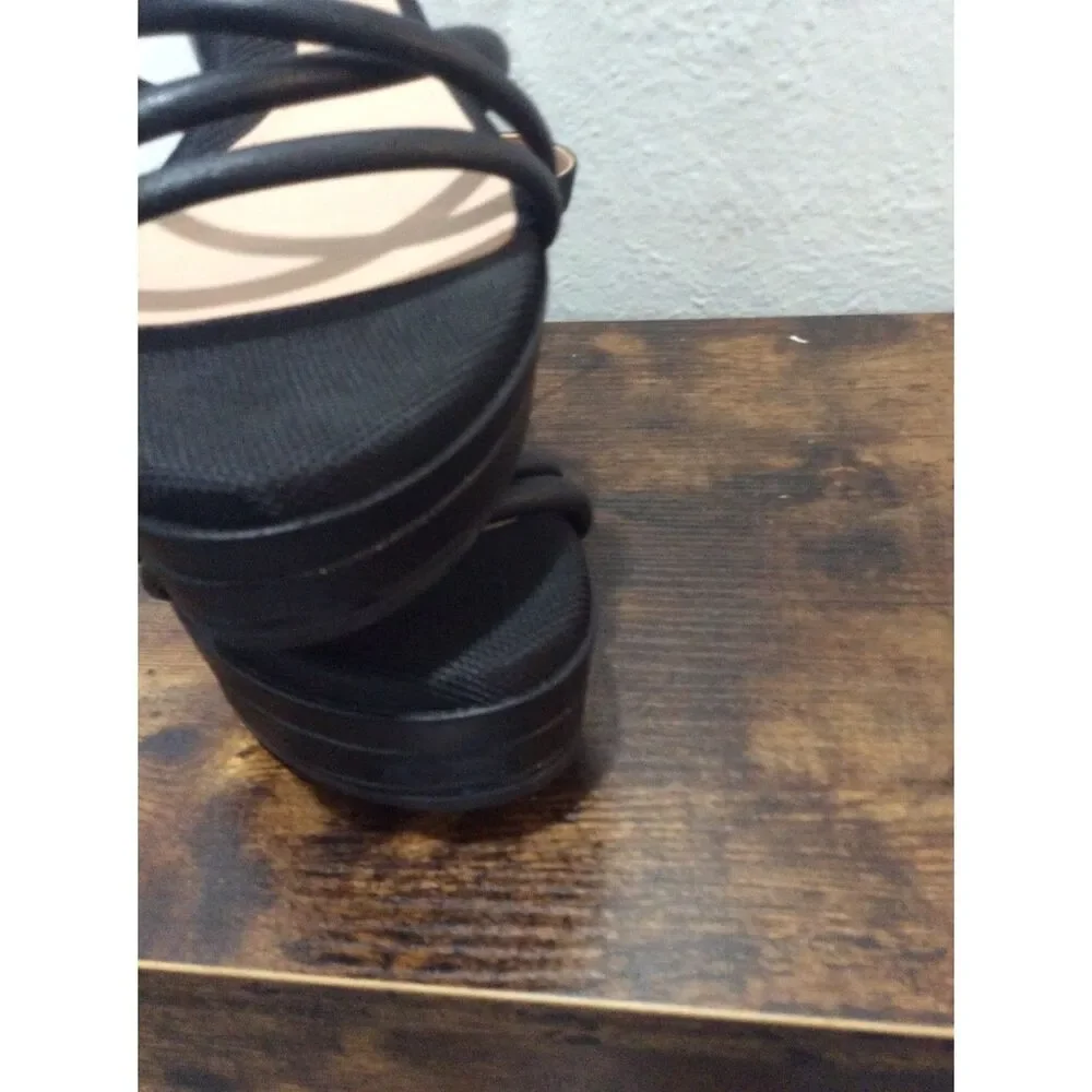 Cole Haan Black Platform Heels Size 8 New